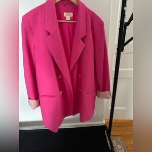 Bright pink Maeve blazer